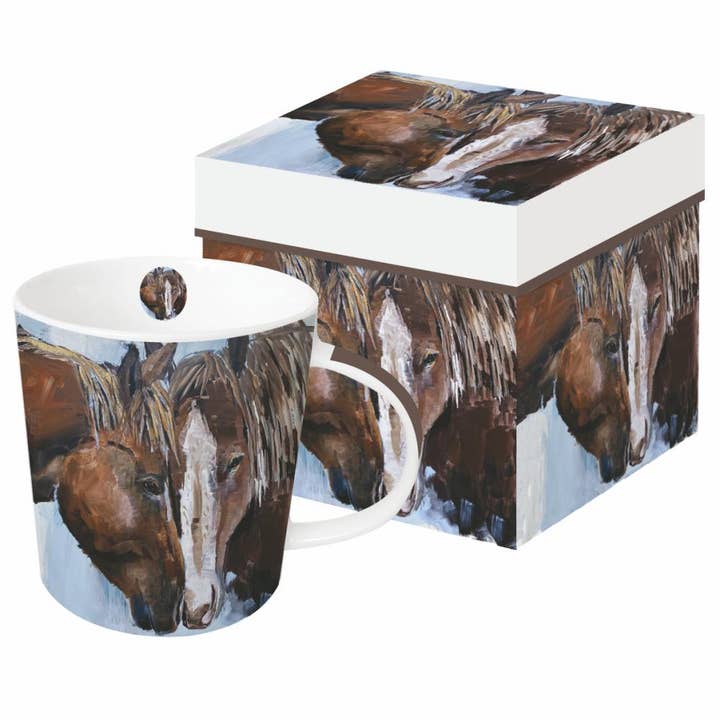 MUG IN GIFT BOX-FRONTIER HORSE for wholesale by Paperproducts Design • Ambiente