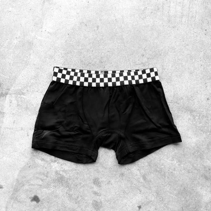 Bamboo Boxer Brief in Black for wholesale by Rebel Bro