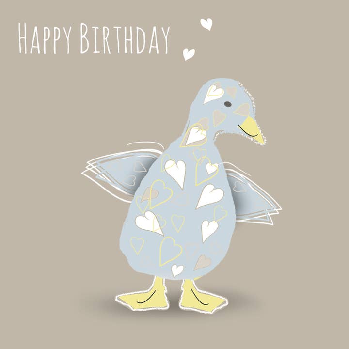 Sophie Morrell - Wholesale Birthday card - Flappy Chappy Happy Birthday