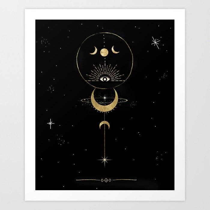 Terra Soleil – wholesale Art print – Lunar Eclipse Art Print1