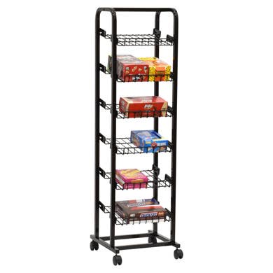 Specialty Store Services - Wholesale Retailer Display Stand/Case - 18 in Mobile Retail Display Merchandiser & Bakery Rack1