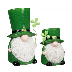  St. Patrick Day Gnome Magnetic Metal Eyeglass ID Badge Holder  : Office Products