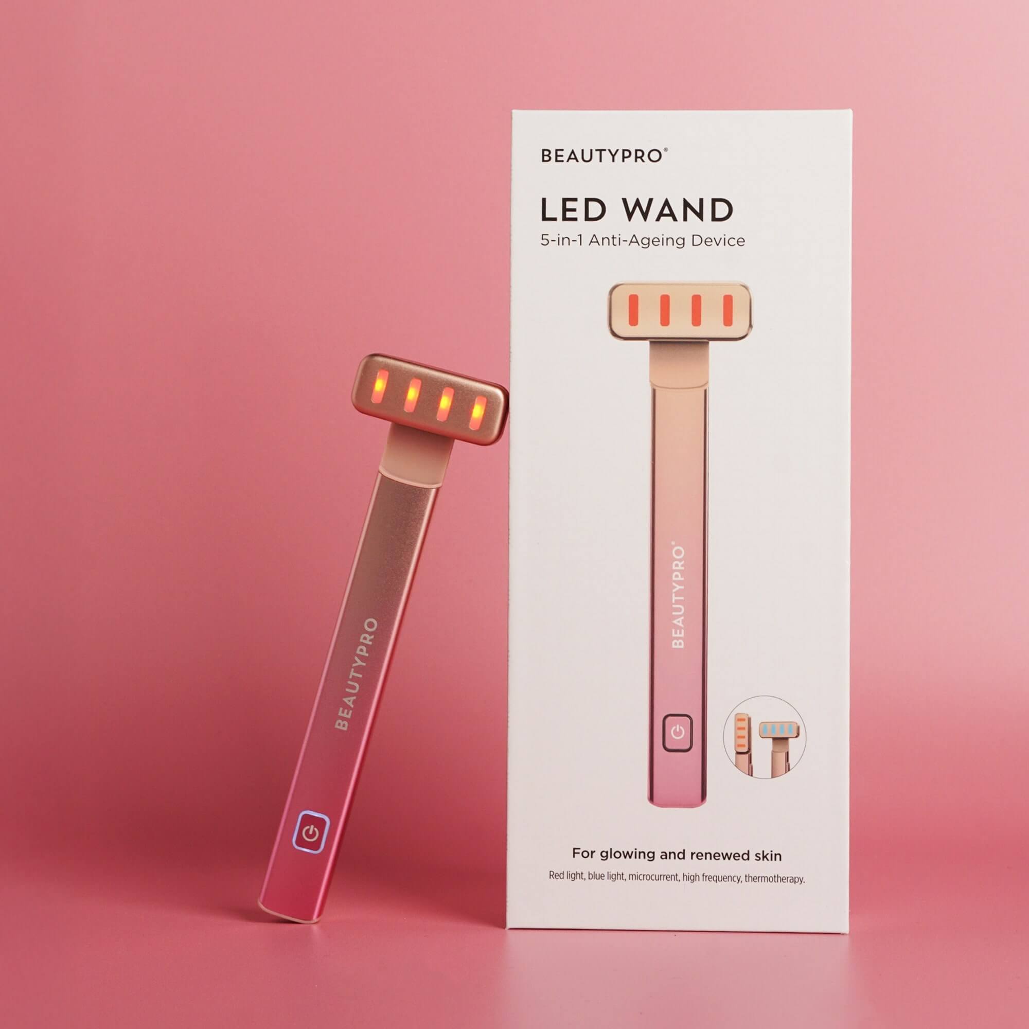 BEAUTYPRO – wholesale Electronic skincare device – LED Wand - 5 in 1 Anti-Ageing Device8