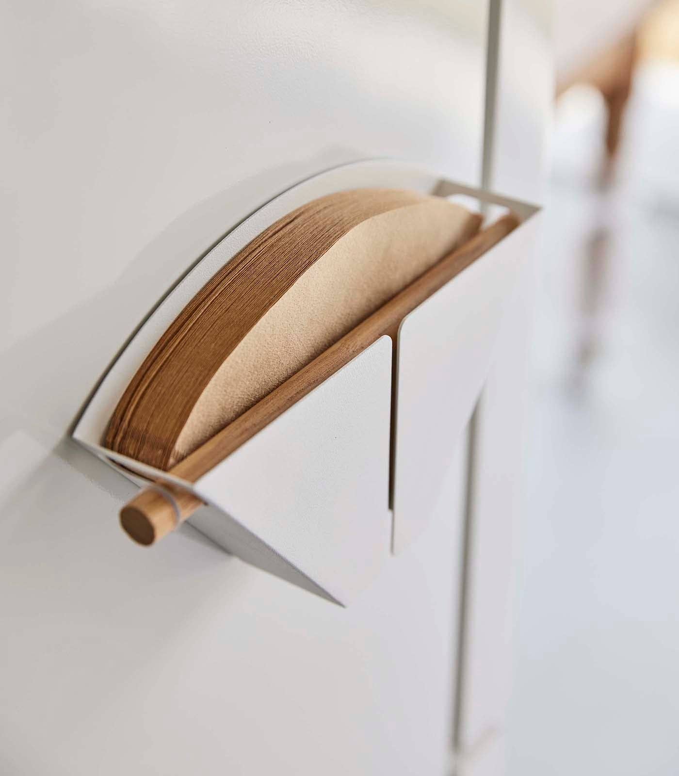 Yamazaki Home - Wholesale Coffee Filter - Magnetic Coffee Filter Case - Size 04 - Steel + Wood3