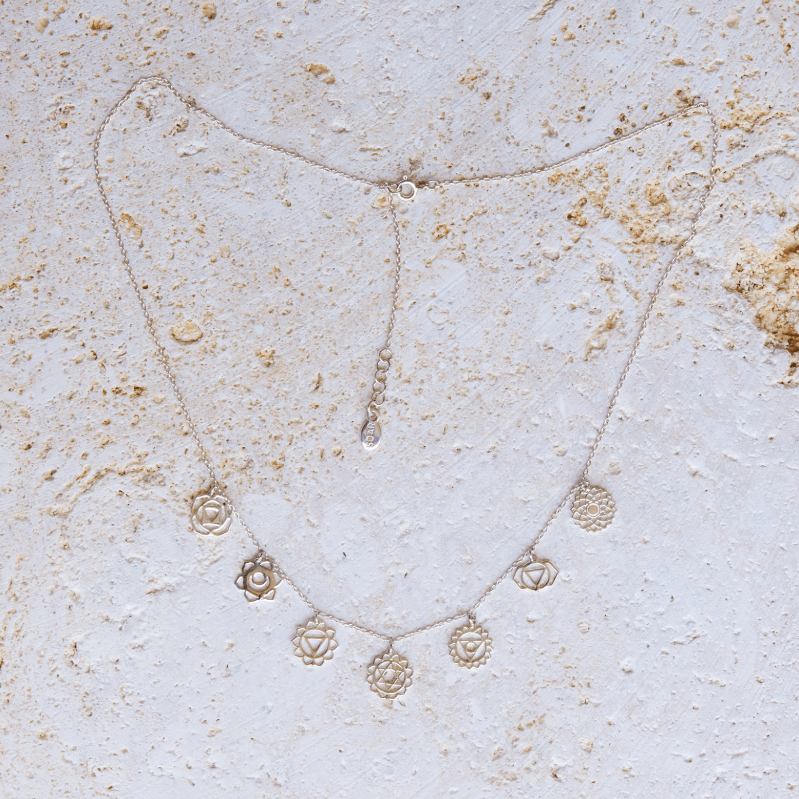 Jewelry Evolution - Wholesale Pendant/Charm Necklace - Chakra Filigree Necklace -  All 7 Chakras2