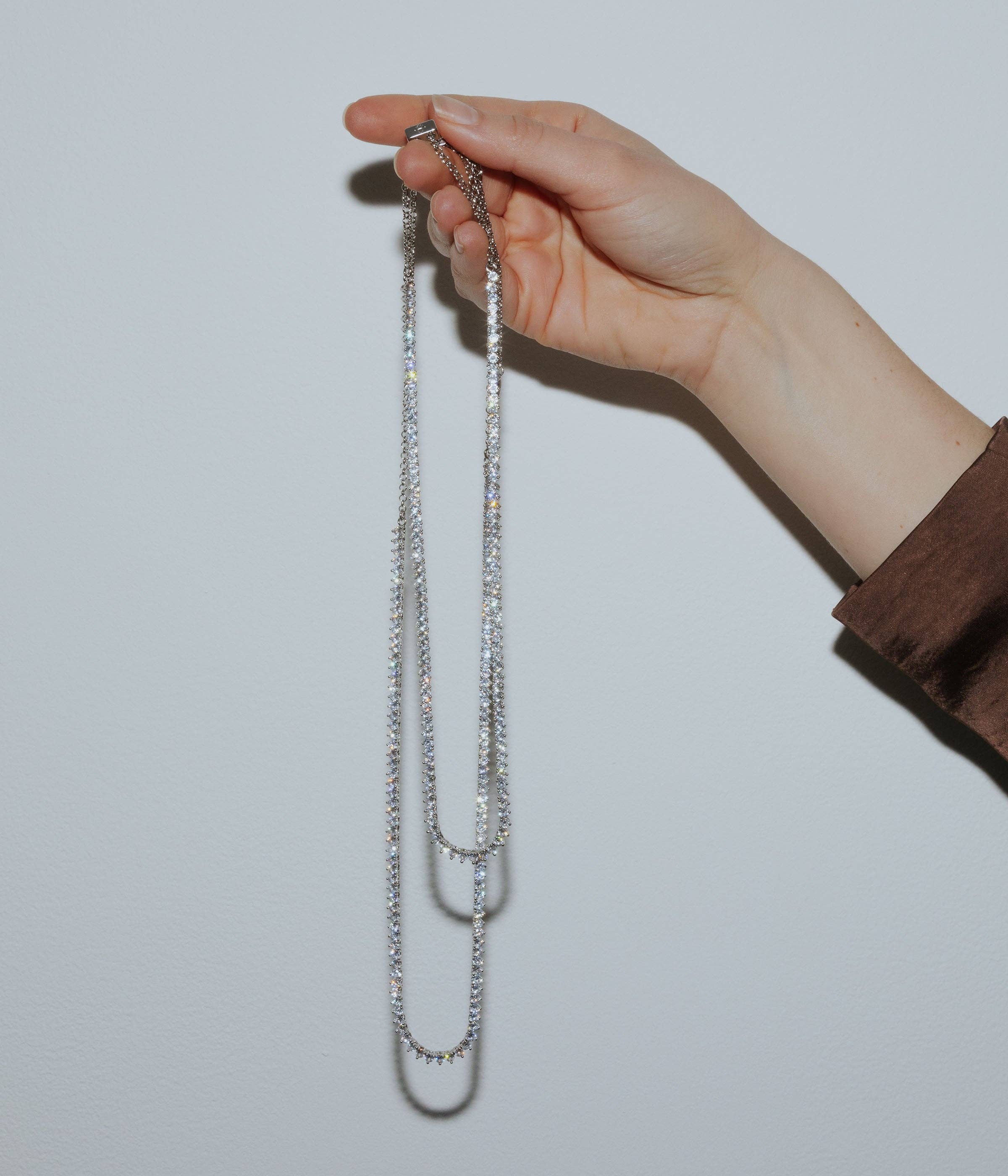 Loren Hope - Wholesale Link & Chain Necklace - Mercer Slider Tennis Necklace8