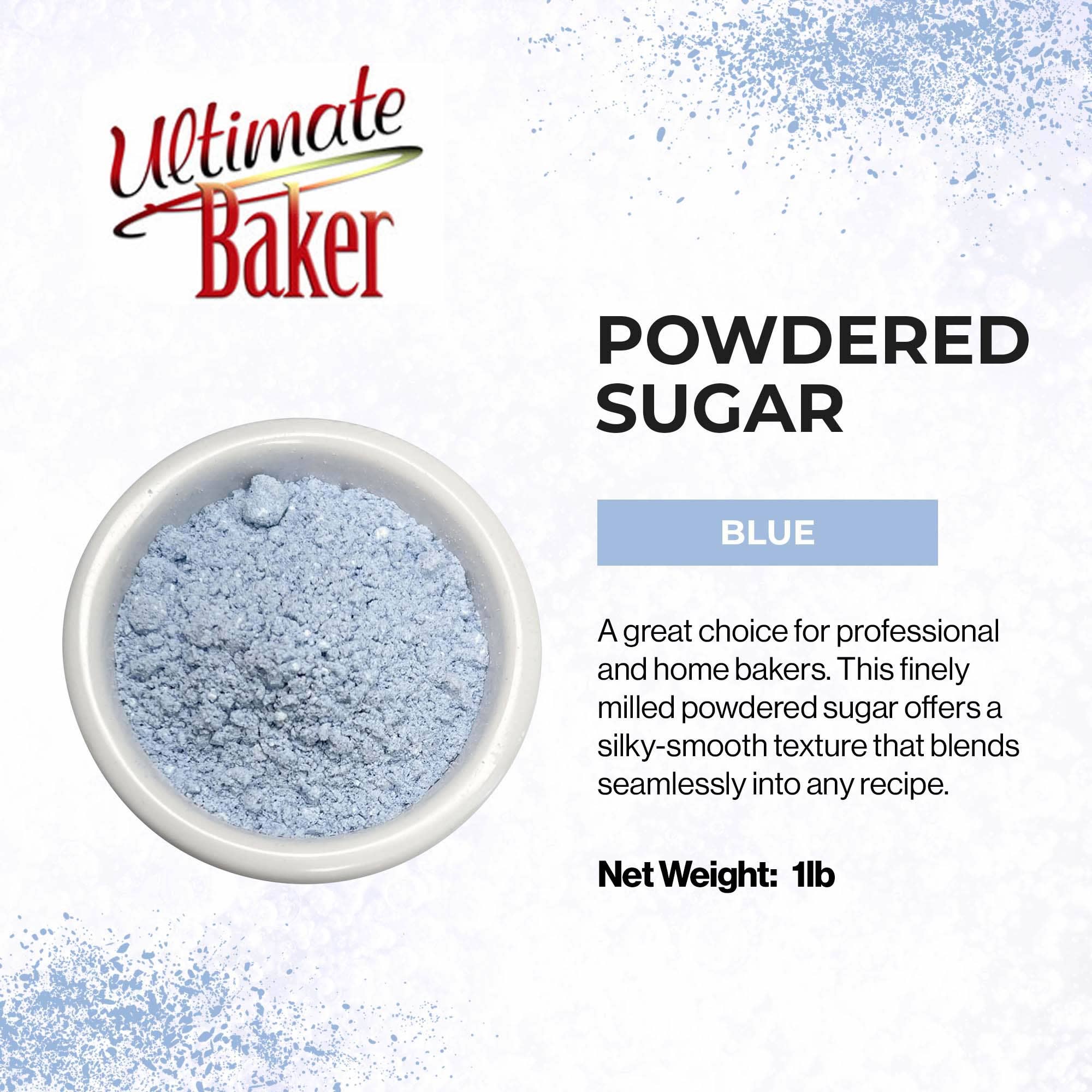 Ultimate Baker - Wholesale Sugar/Sweetener - Ultimate Baker Blue Powdered Sugar (1x1lb) 1