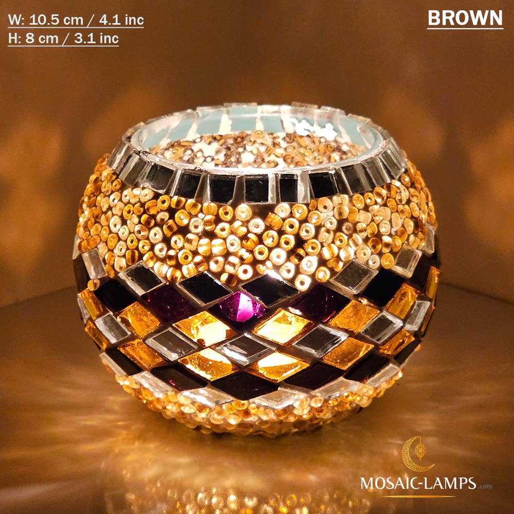 Mosaic Lamps - Wholesale Candle Holder - Turks Color, Turkish Mosaic Candle Holders, Votive Candle2