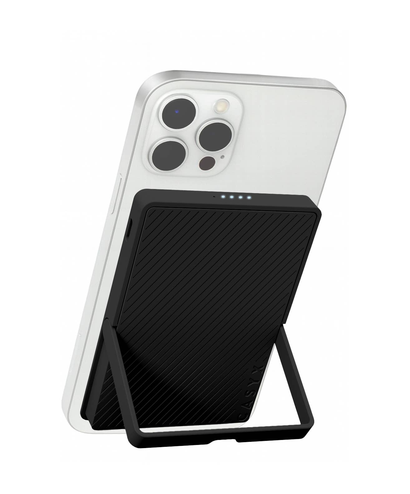 CASYX - Wholesale Portable Charger - Portable battery 5,000 mAh, MagSafe, kickstand – Black1