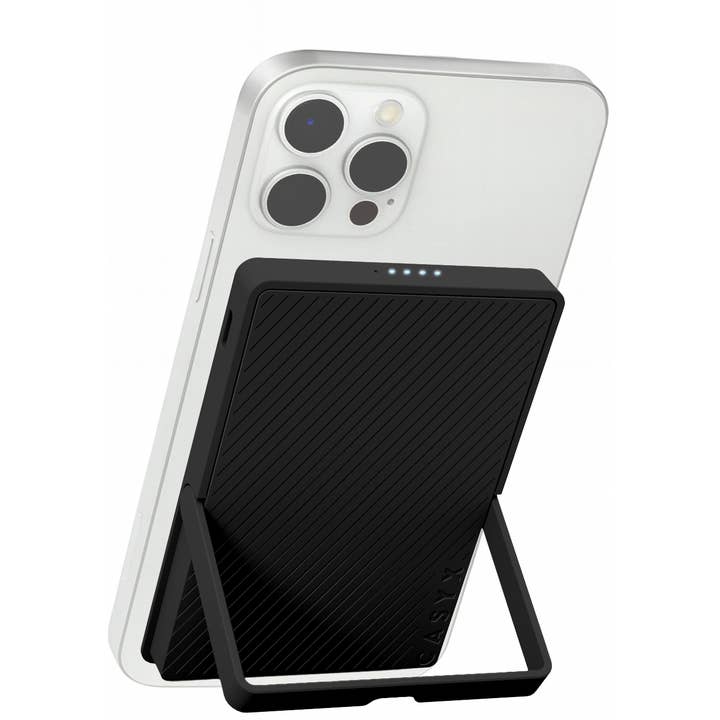 CASYX - Wholesale Portable Charger - Portable battery 5,000 mAh, MagSafe, kickstand – Black1