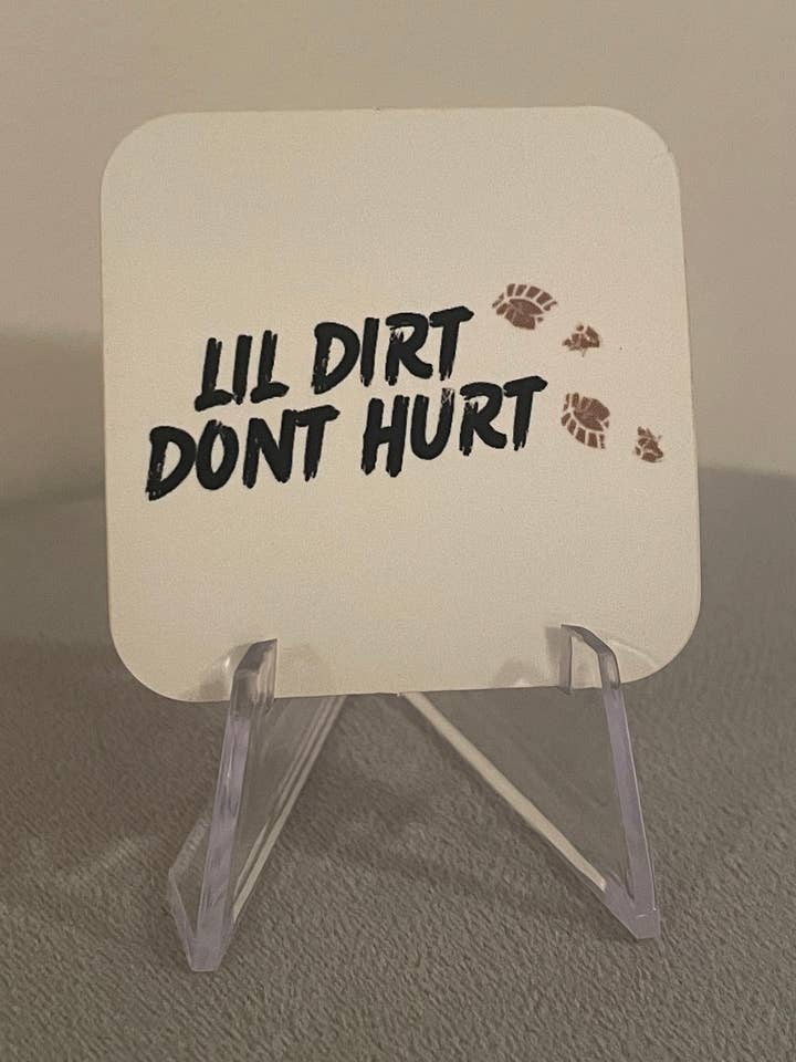 Hard hat sticker muddy boot sticker for feild workers for wholesale by Harlo stickers