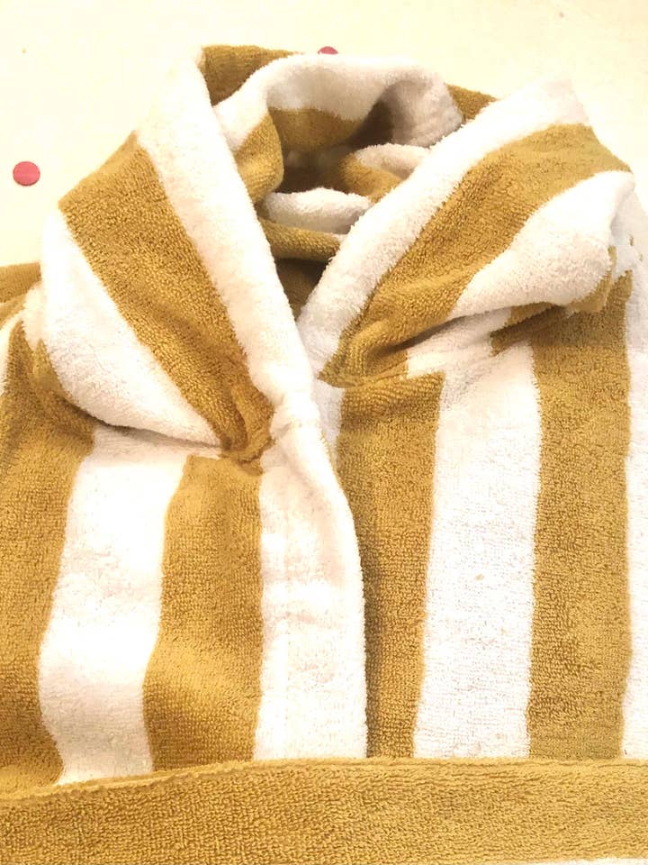Journight by Totex - Wholesale Robe - Unisex - Striped bathrobe in 100% cotton2