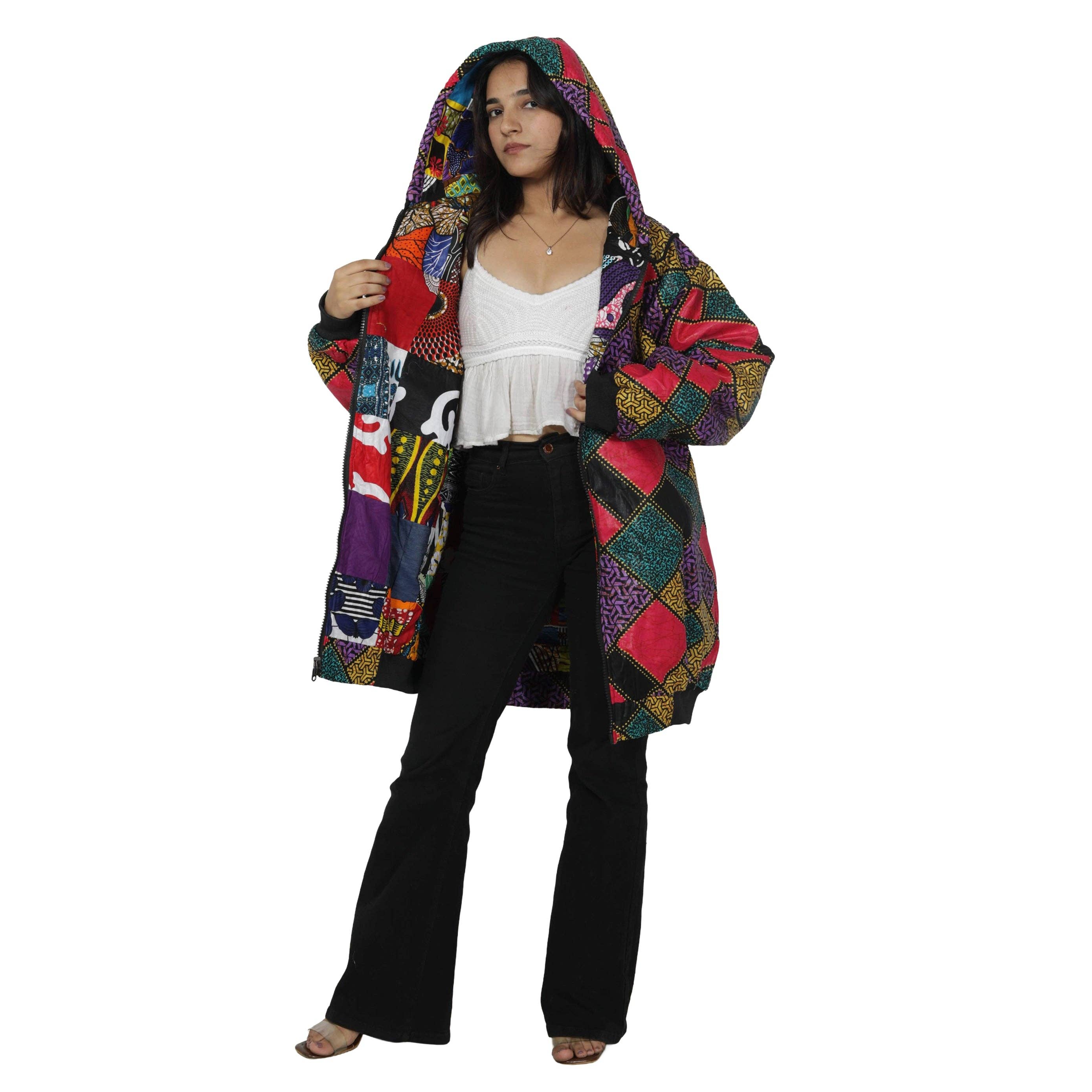 African Stars - Wholesale Retailer Display - Apparel - Unisex Reversible Jacket -- FI-275