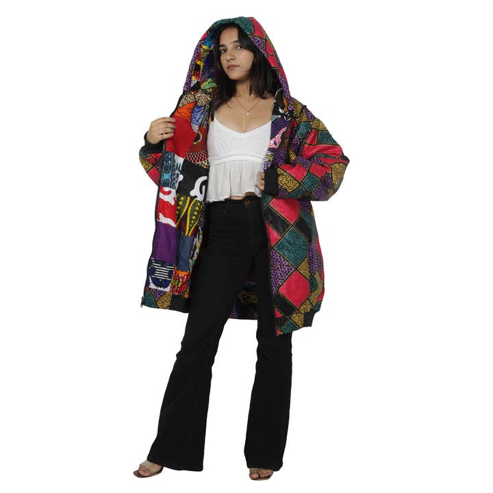 African Stars - Wholesale Retailer Display - Apparel - Unisex Reversible Jacket -- FI-275