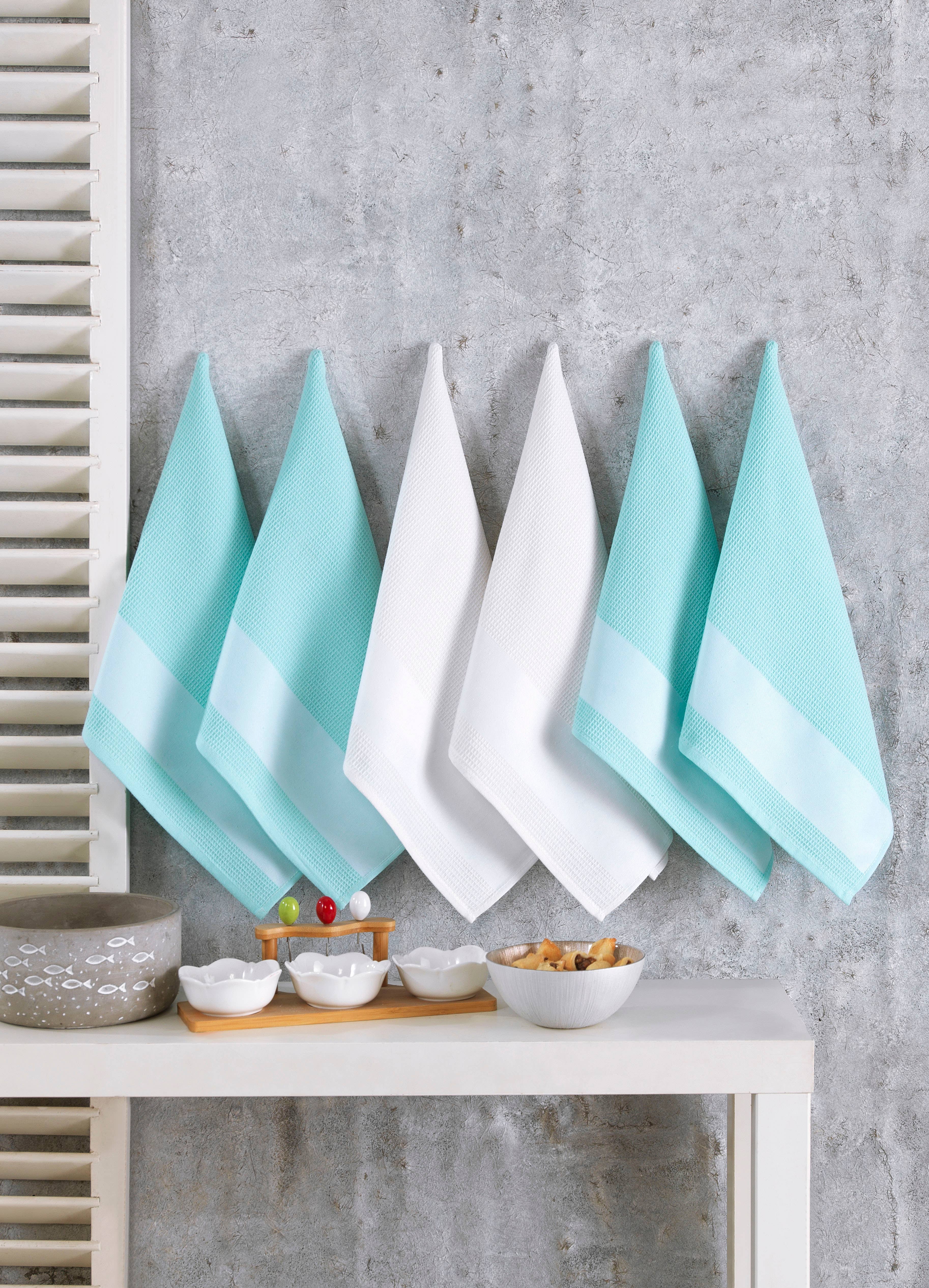 KAFTHAN - Venta al por mayor Paños de cocina - Toallas de cocina de Navidad y festivas | Juego de 6 en ártico y topo7