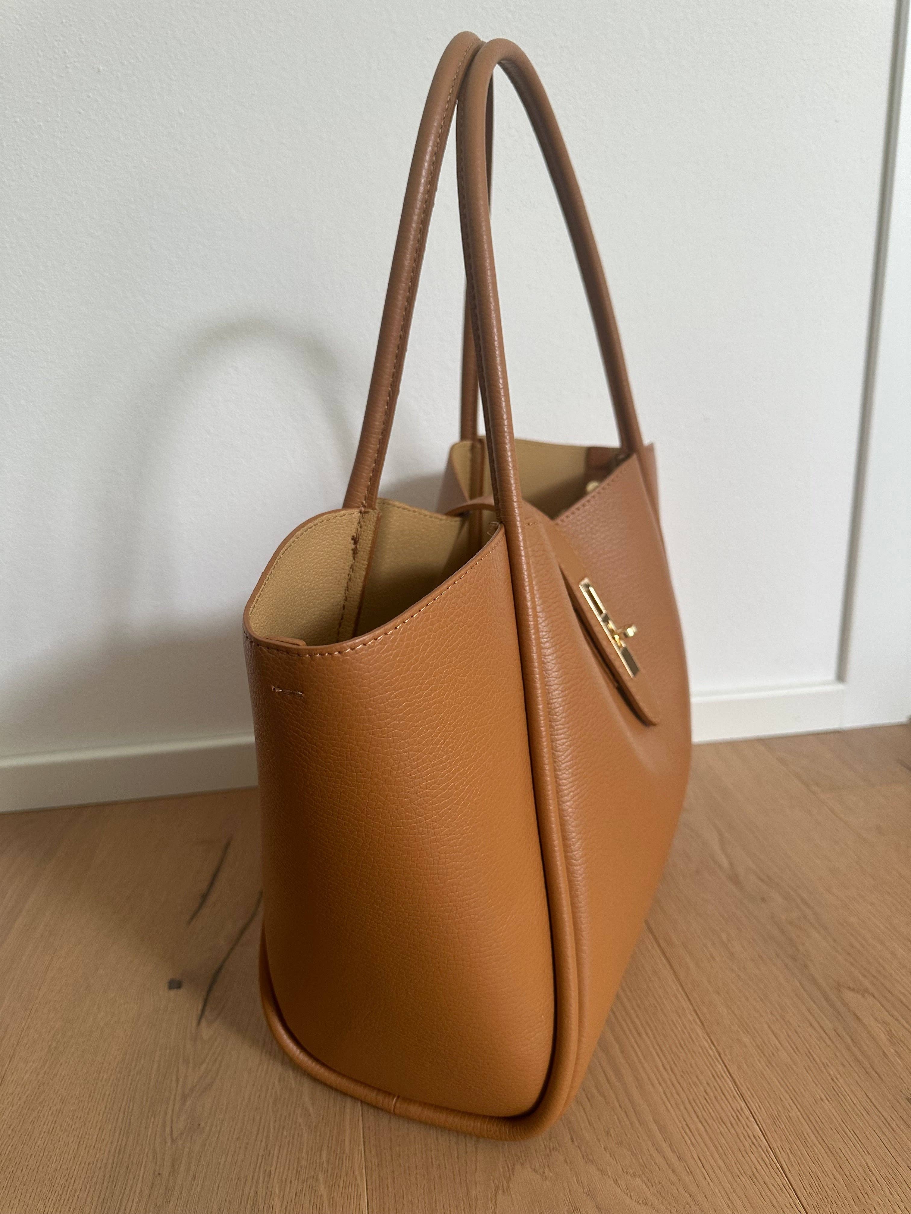 Zhade – Engroshandel Skuldertaske – til kvinder – LUCY stor taske i ægte hamret læder6