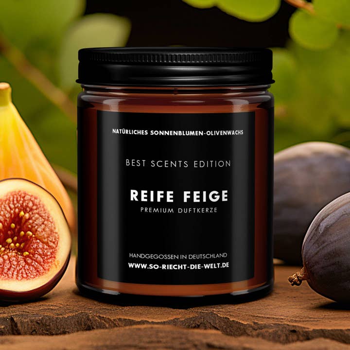 So riecht die Welt - Wholesale Jar/Filled Candle - Ripe Fig Candle - Best Scents Edition
