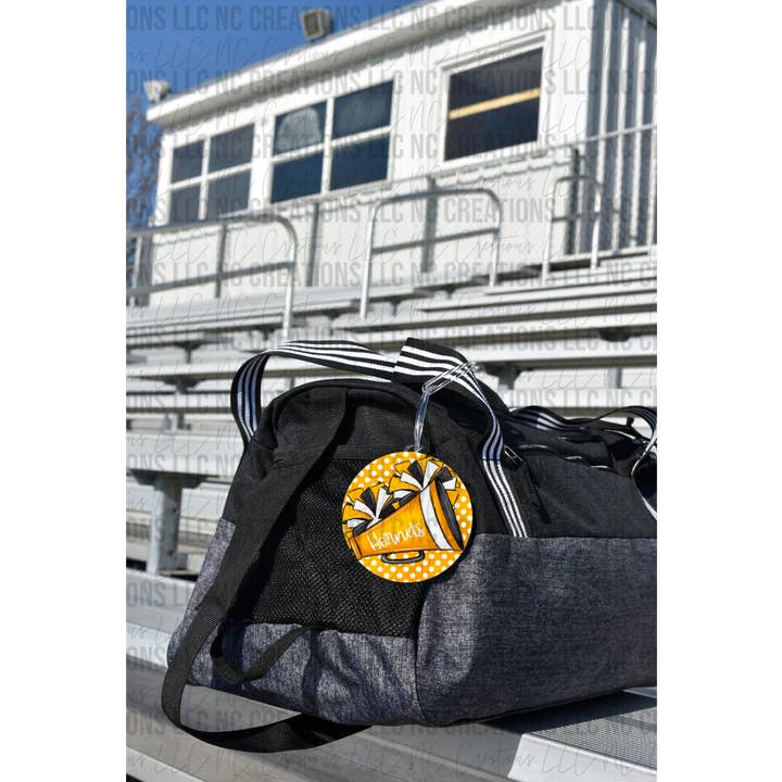 NC Creations - Wholesale Bag Strap - Unisex - Megaphone with Pom Bag Tag7