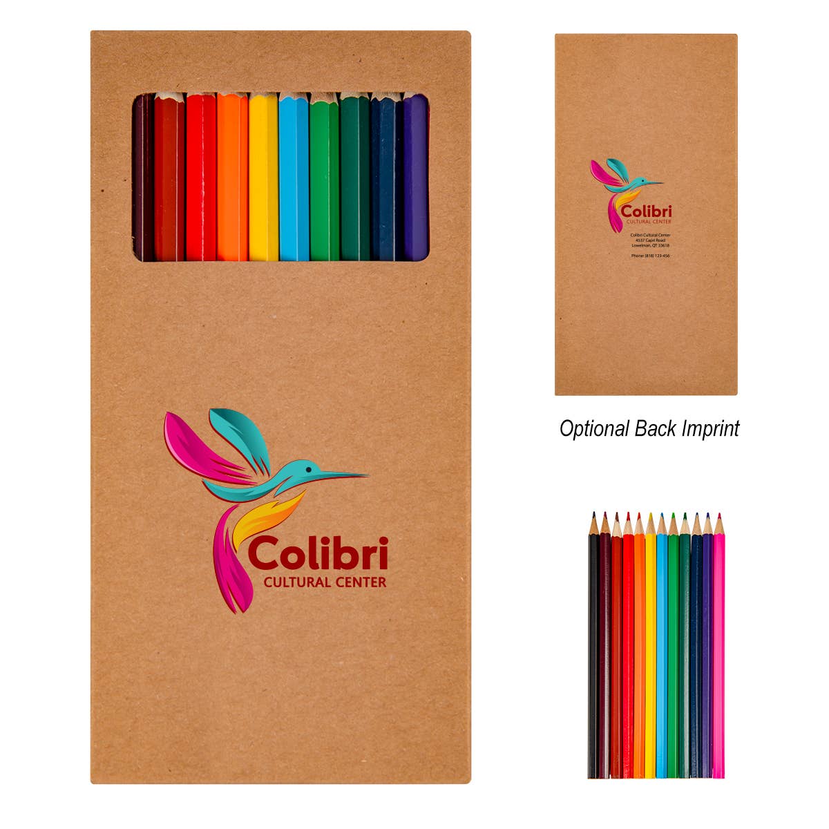 Market Street Promotions - Wholesale Colored Pencil - Vibrant Spectrum Artistry Pencil Collection0