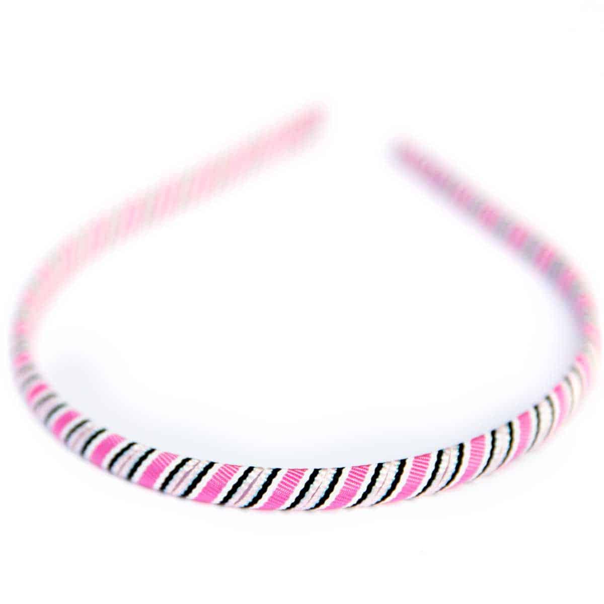 Bows Etc. - Wholesale Haarband - Dames - Stripes in overvloed, smalle hoofdband van grosgrain lint Preppy & Fun1