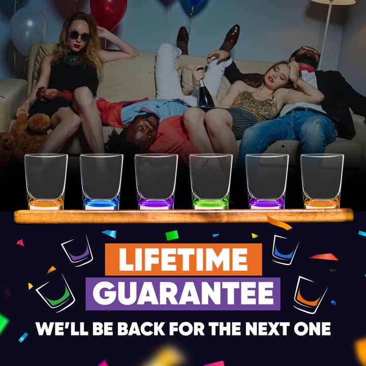 Swooc Games - Wholesale Shot Glass - Unbreakable Shot Glasses (6 Pack)