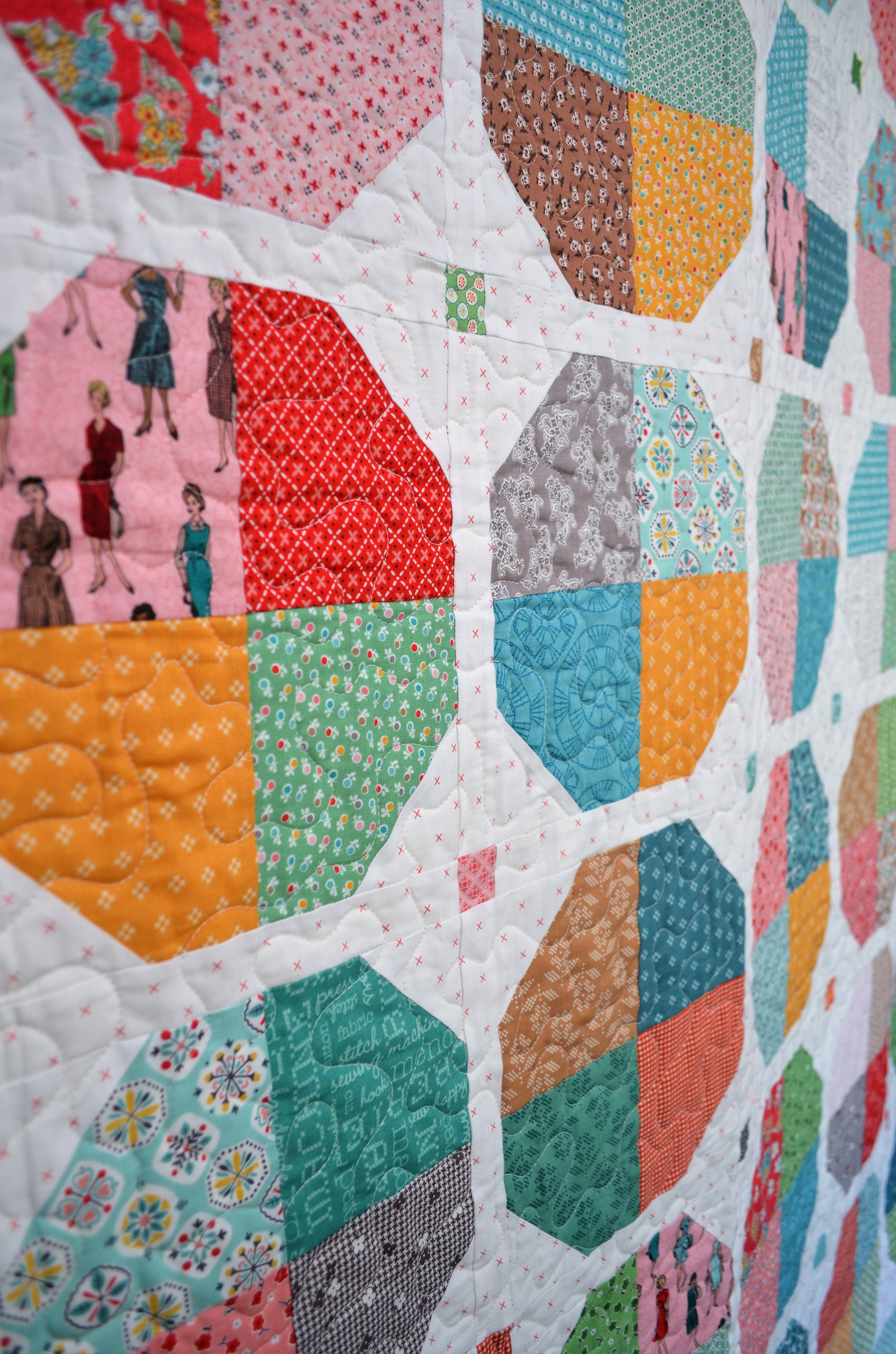 Purple Daisy Quilt Designs - Wholesale Quilt - Patricia Quilt Pattern5