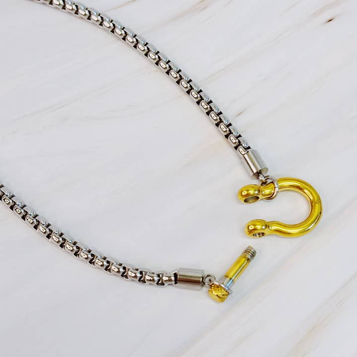 Ellison+Young - Wholesale Pendant/Charm Necklace - Luxe Pendant Box Chain Necklace