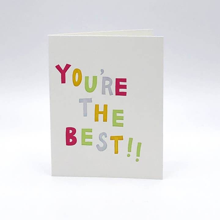 Printerette Press - Vendita all'ingrosso Biglietti d'amore - CARTA TIPOGRAFICA - Sei il migliore!