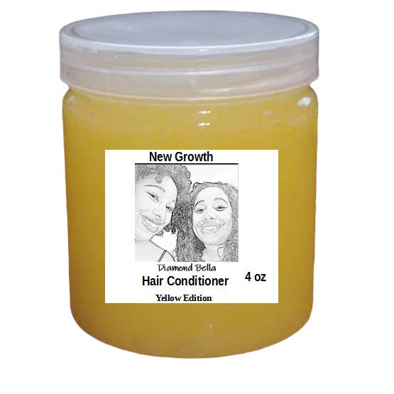 New Growth Hair Conditioner 4 oz (yellow edition) for wholesale by Diamond Bella