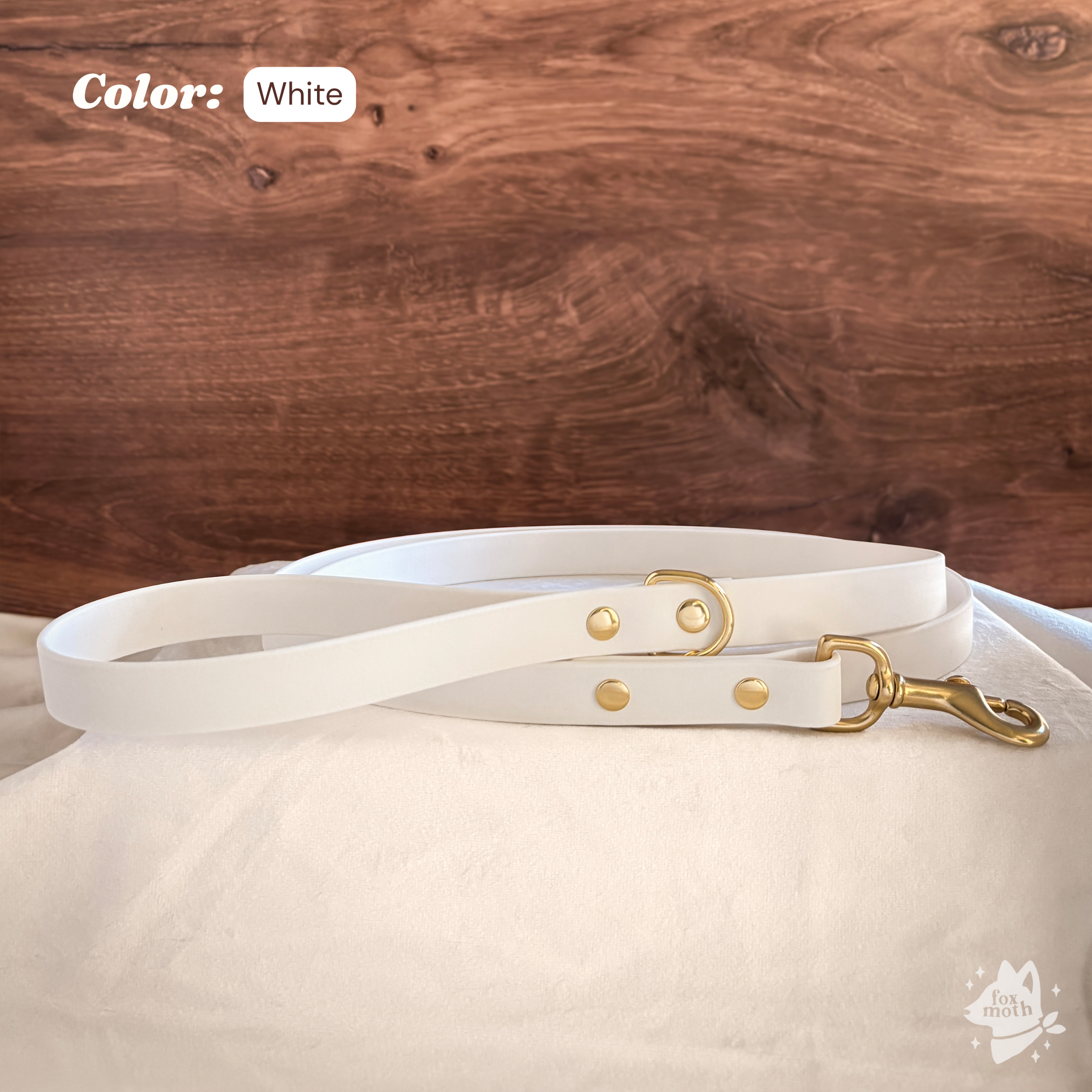 FoxMoth - Venta al por mayor Correa - Perros - Correa para perro moderna e impermeable de Biothane [3/4", más de 17 colores]0