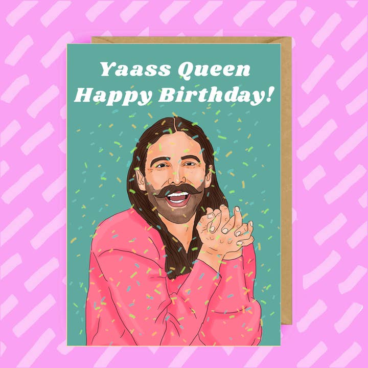 Jonathan inspired Birthday Card | LGBTQ | Queer | Gay Cards for wholesale by The Queer Store