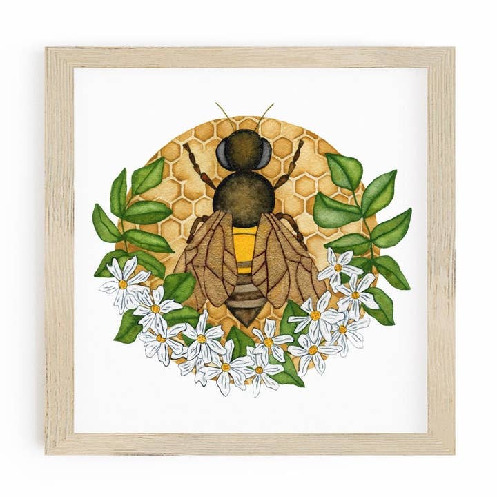 Bijenprint voor geschenken van honingbijen, bijenteelt voor wholesale door Candace Fincher