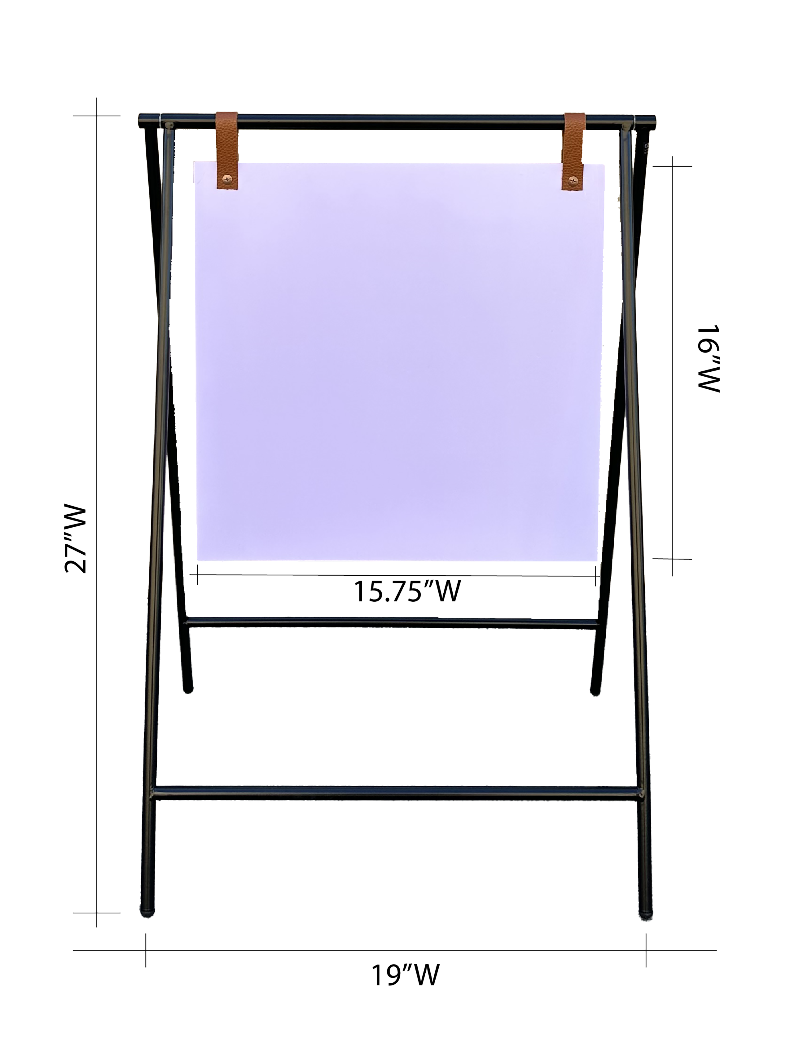 DisplayCanada - Wholesale Outdoor Sign - Small Metal A-Frame Sidewalk Sign with PVC Panel – Durable Outdoor Advertising Sign3