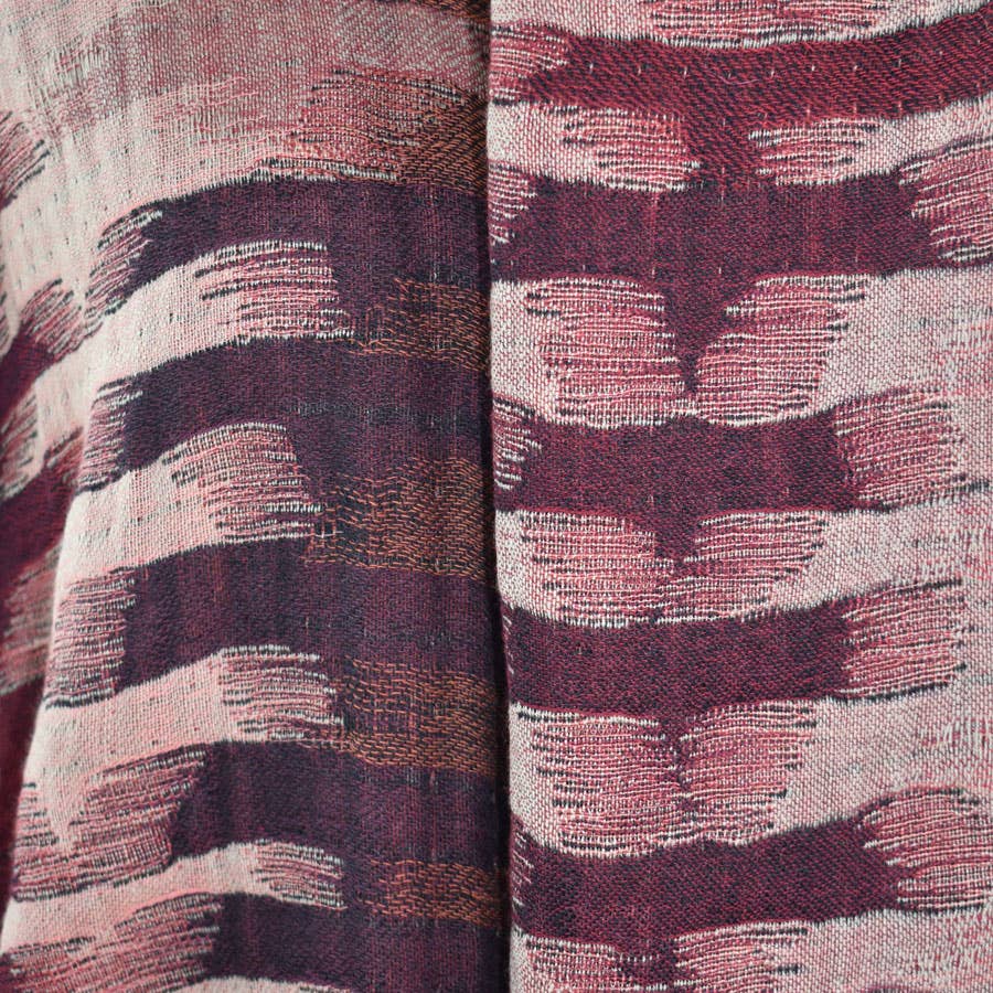 Dupatta Designs - Vente Manteau – femme - Veste-pull ample à fermeture éclair avec écharpe intégrée10