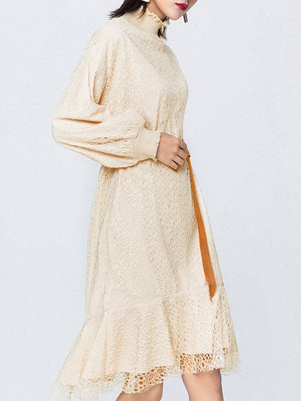 StyleGalX – wholesale Klänning - Dam – Shiloh Midi spetsklänning2