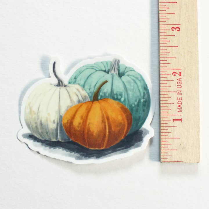 michele maule - Wholesale Sticker - 2.5" x 3" Vinyl Fall Pumpkins Sticker1