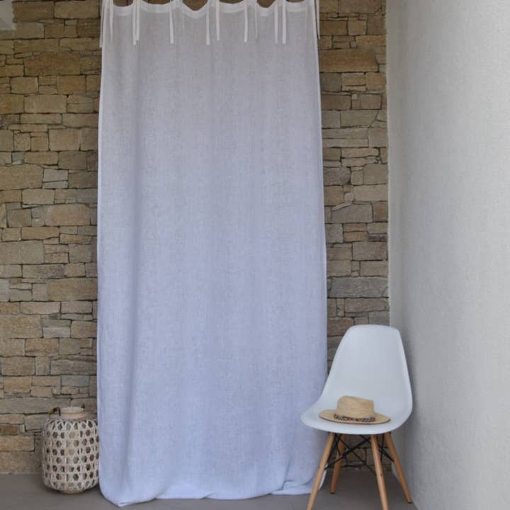 Vit tunn linnegardin 140x270 CM för wholesale av Maison d'été
