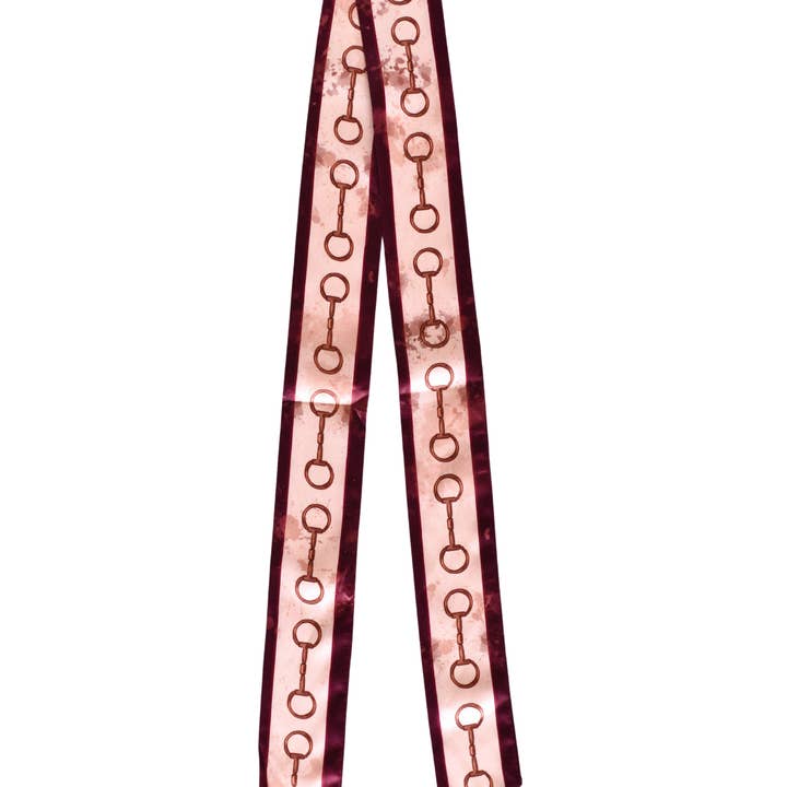 Show Day Dee Ring Snaffle Bit Silk Western Cowgirl Twilly Scarf - Unique Christmas Gift and other Purchase Wholesale holiday blitz craft and show. Free Returns & Net 60 Terms on Faire trending on Faire.