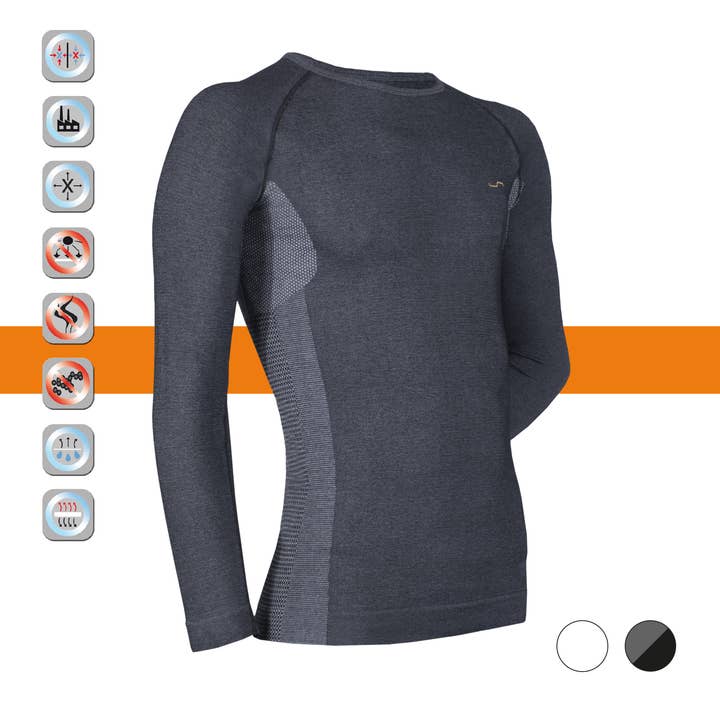 Chemise à manches longues ORANGE_LINE pour la vente par APS UG