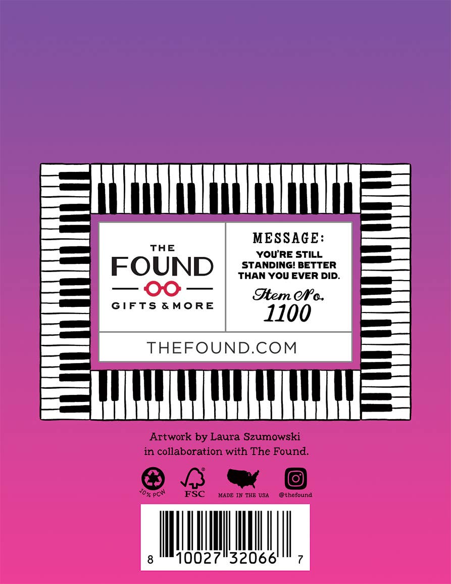 THE FOUND - Vendita all'ingrosso Biglietti di auguri - Biglietto di Auguri di Buon Compleanno "Still Standing"2