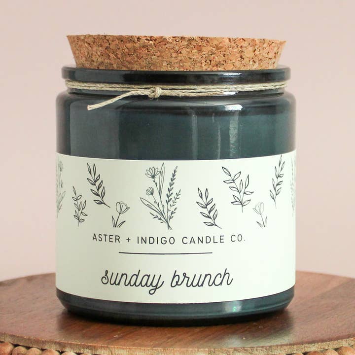 Brunch du dimanche | Soy Candle pour la vente par Aster + Indigo Candle Co.