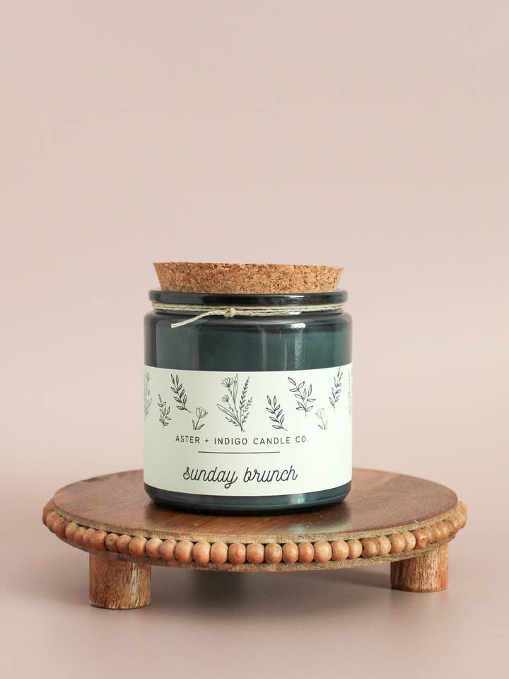Sunday Brunch | Soy Candle for wholesale by Aster + Indigo Candle Co.