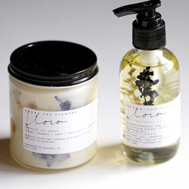 Among the Flowers - Wholesale Bath & Body Set - Flora Gift Set