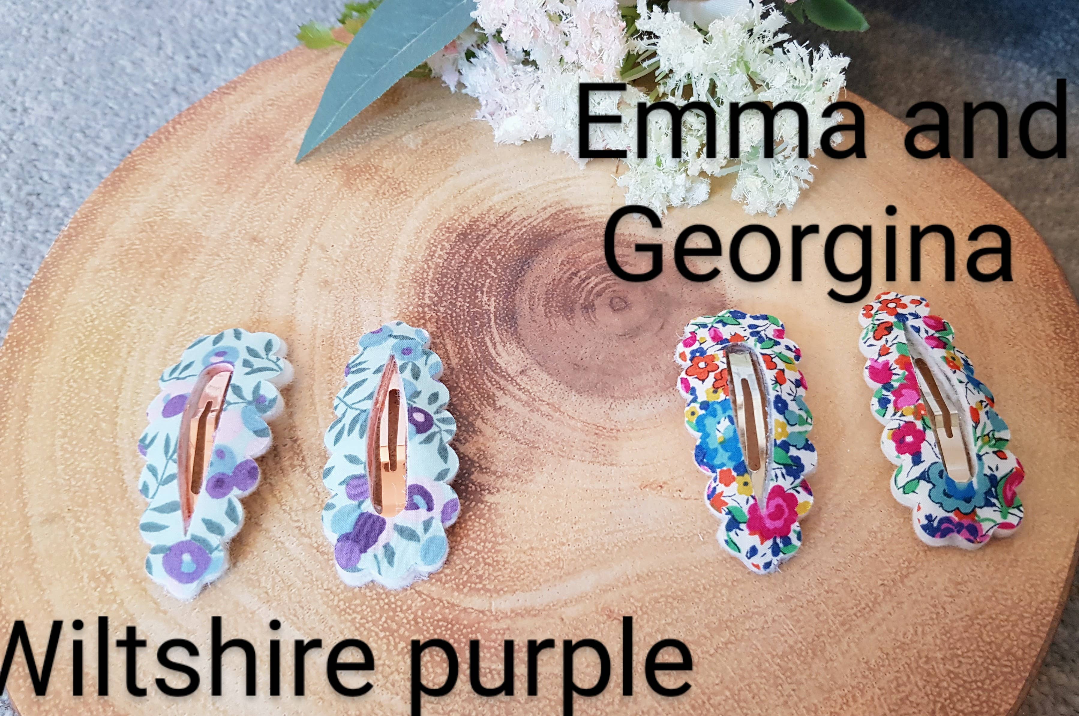 The Blossom Tree House - Wholesale Hair Clip - Kids - Liberty of London fabric hair clips0