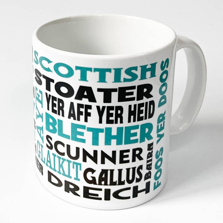 Scottish dialect mug for wholesale by Character Shop