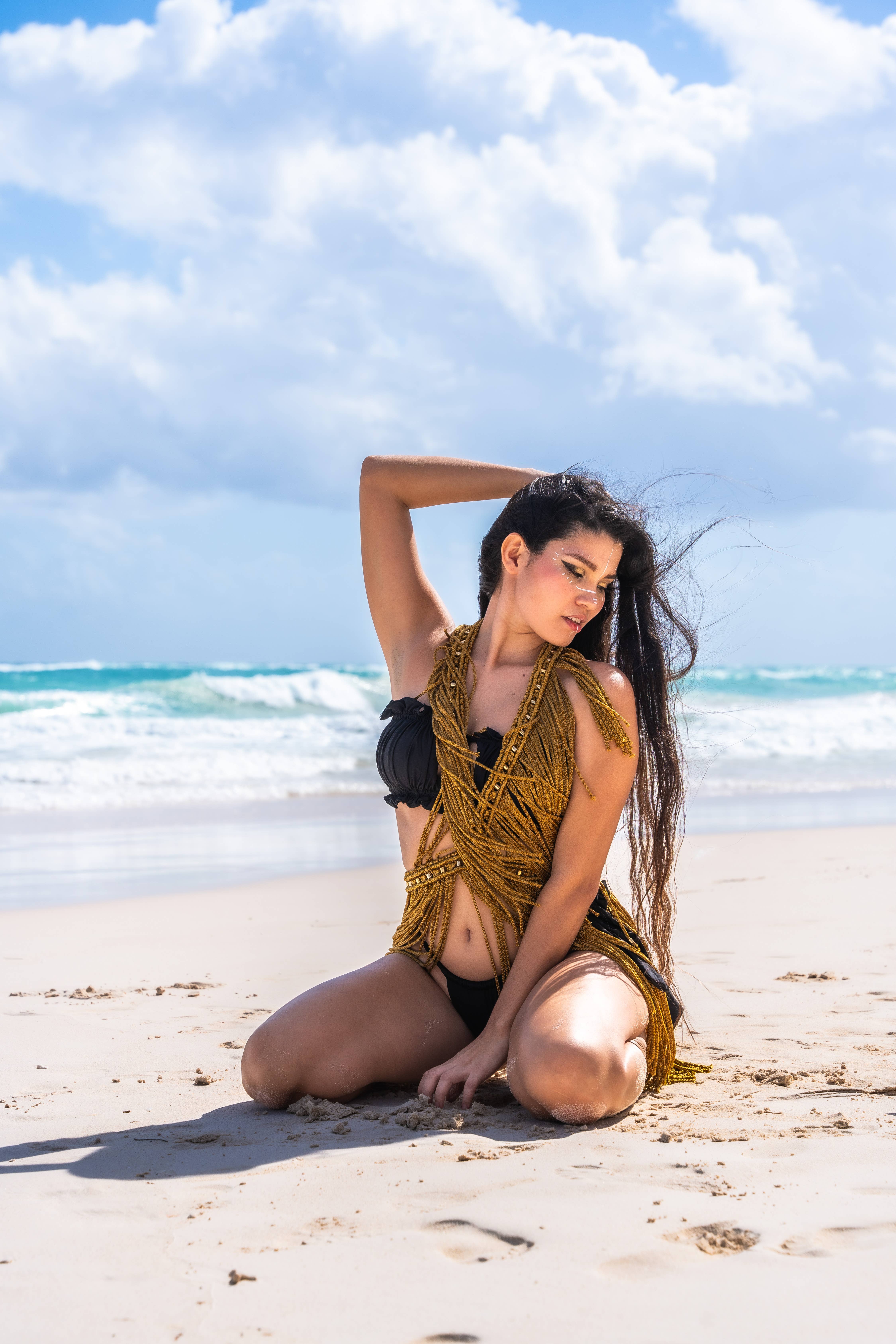 Entre Dos Tierras .Boutique - Wholesale Dress - Maternity - Bacalar Handmade Macrame Resort Dress-Beach & Vacation Wear16