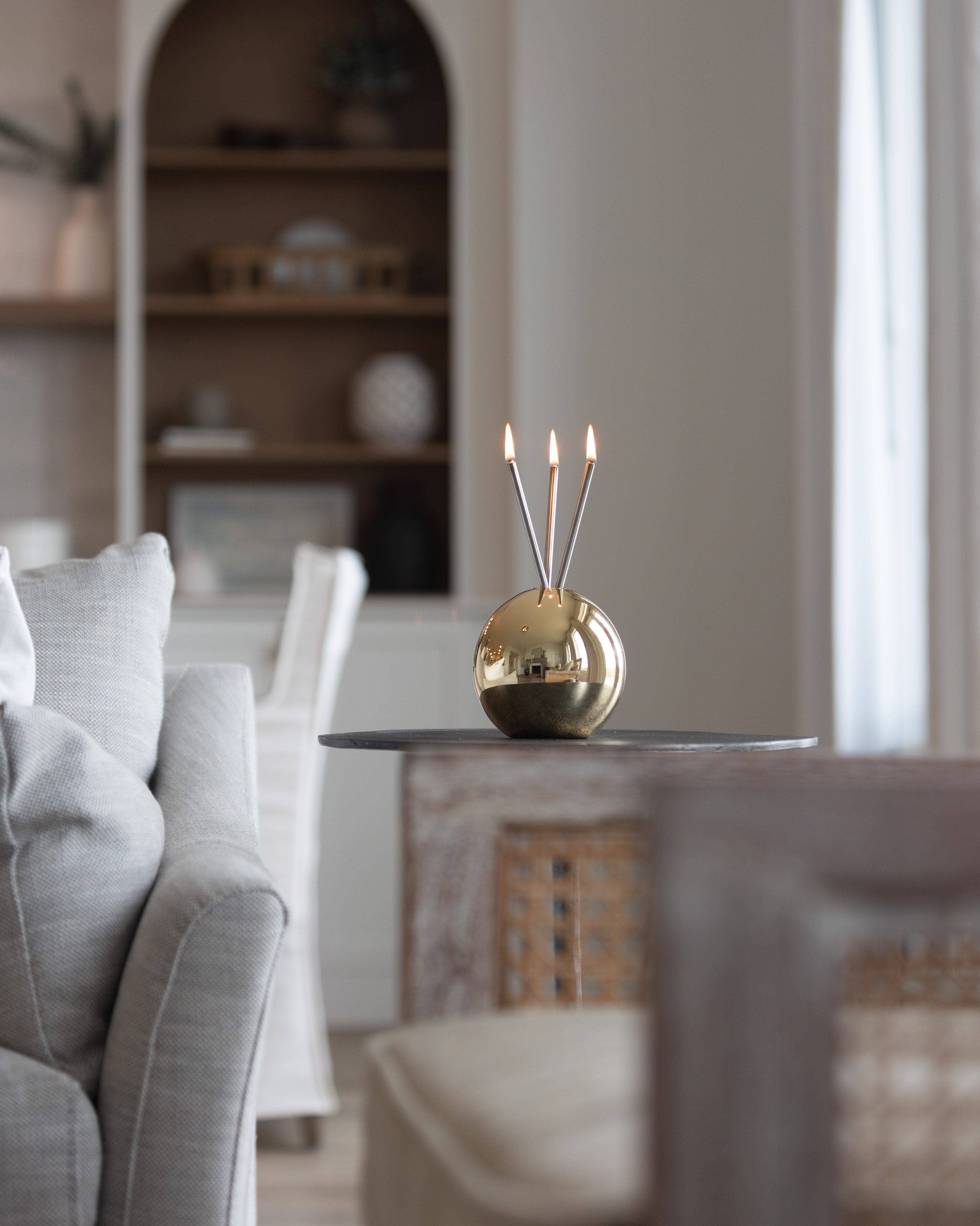 Everlasting Candle - Wholesale Vase - Neva Vase, Gold Metallic [Case of 6]19