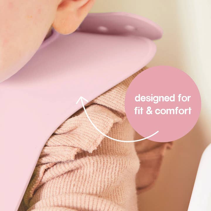 b.box USA - Wholesale Bib - Baby - silicone bib - blush