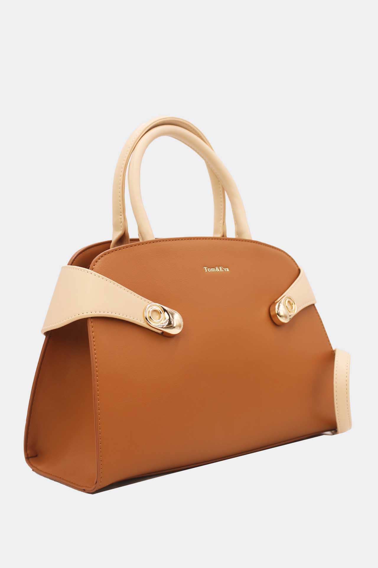 Tom&Eva (F.D.M diffusion) - Wholesale Top Handle Bag - Women's - Women's Bicolour Handbag 23B-58293