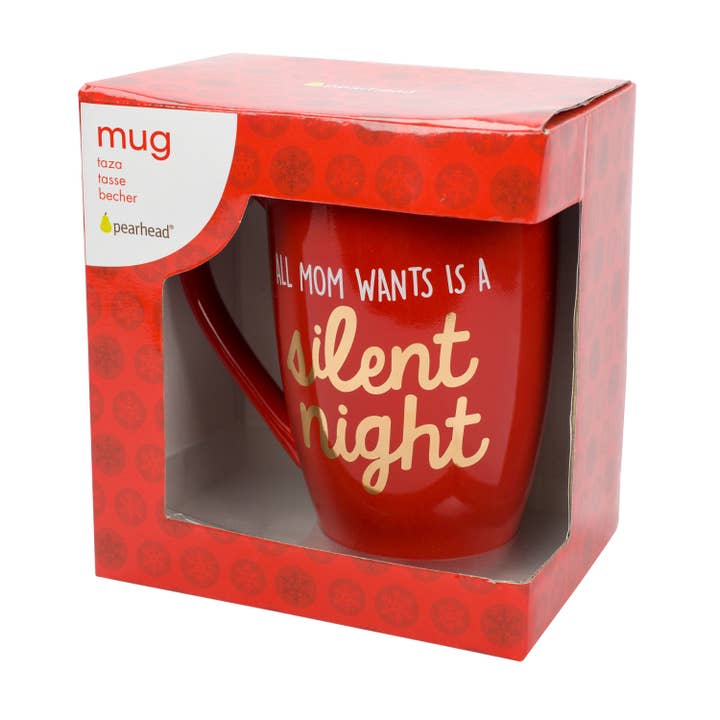 Pearhead - Wholesale Christmas Decoration - Silent Night Festive Holiday Mug